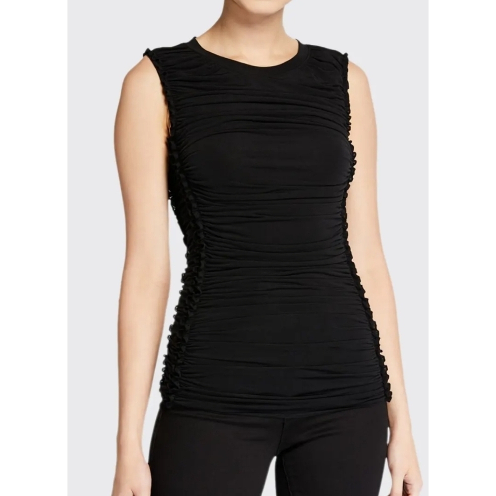 NEW Kobi Halperin Sariyah Shirred Sleeveless Top